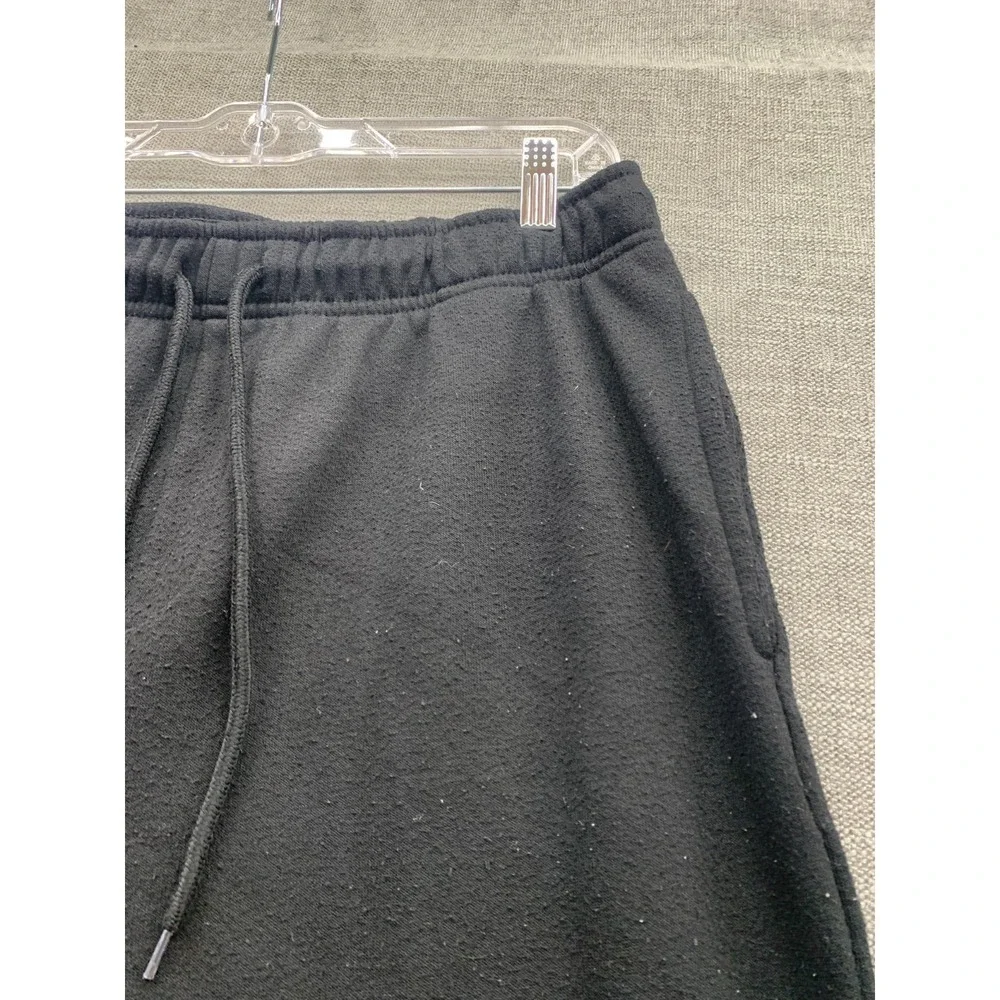 Brooklyn Cloth Joggers Pants Mens L Black Elastic Waist Performance Tapered‎ Leg